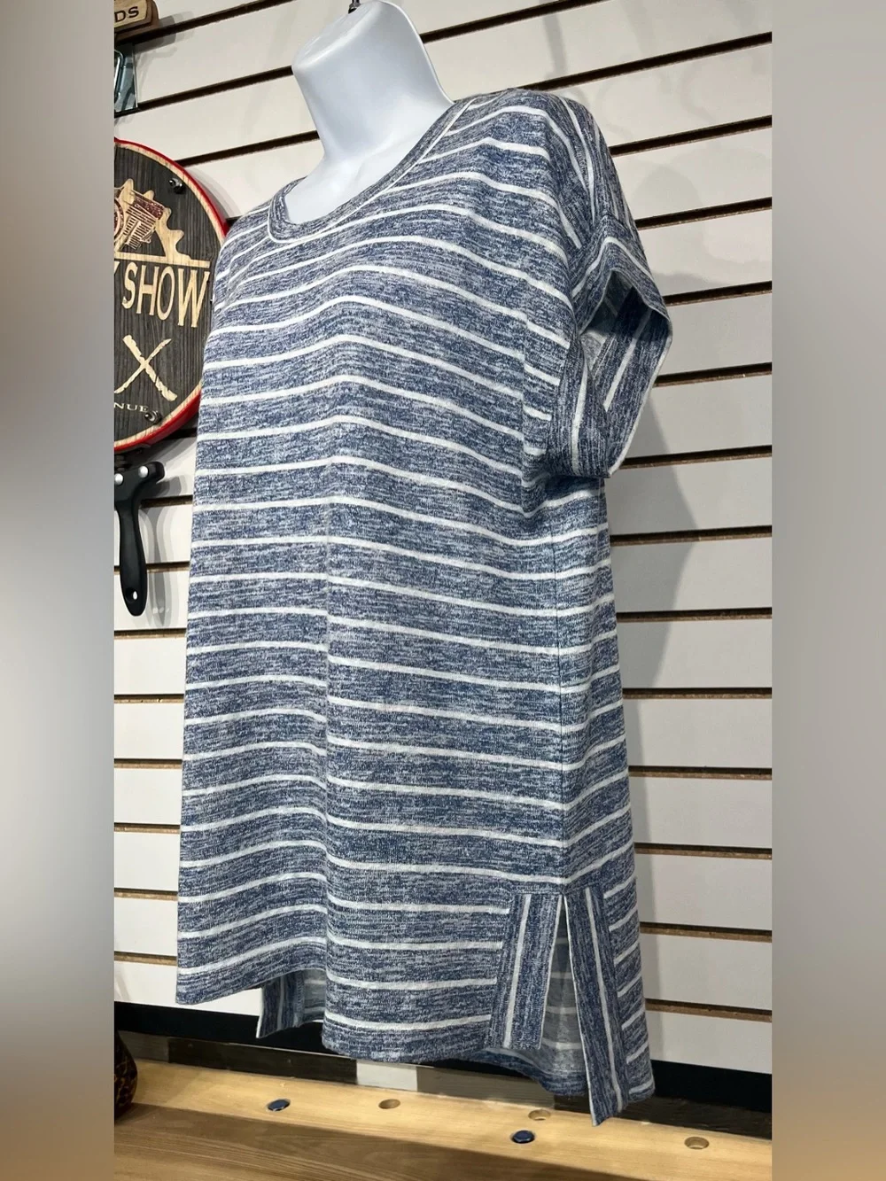 Bobeau soft knit top size large